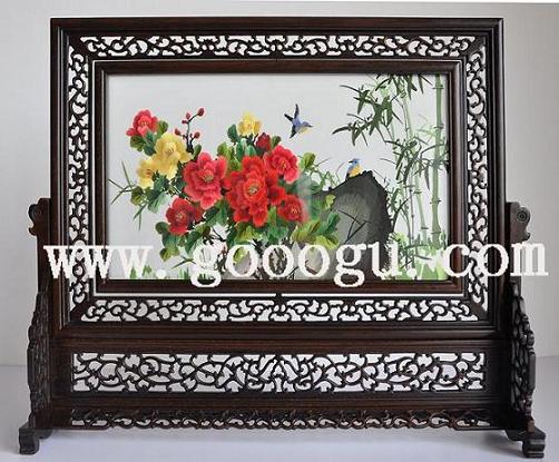 滿園春色，蘇州刺繡，蘇繡精品雙面繡