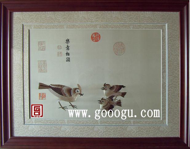 手工刺繡畫 蘇繡工藝品 蘇州刺繡