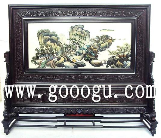 山水蘇繡雙面繡，蘇州雙面繡精品，蘇繡精品欣賞